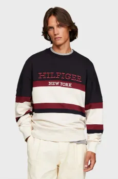 Мужской свитшот MONOTYPE COLOR BLOCK Разноцветный L Tommy Hilfiger MW0MW33663