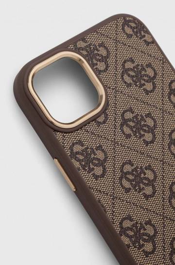 Чехол на телефон Guess iPhone 14 Plus 6,7" цвет коричневый