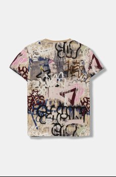 Детская хлопковая футболка Guess