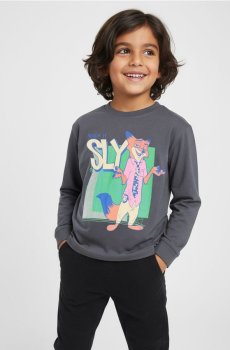 Лонгслів Zootopia 2 - темно коричневий