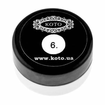 Гель-краска для ногтей KOTO 6 Красная, 5 мл Гель-краска для ногтей KOTO 6 Красная, 5 мл