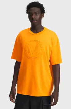 Мужская оранжевая футболка UA x Mansory Logo SS Оранжевый M Under Armour 6009209-793