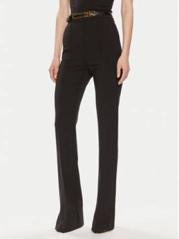 Elisabetta Franchi Штани з тканини PA-034-42E2-5981 Чорний Regular Fit Elisabetta Franchi Штани з тканини PA-034-42E2-5981 Чорний Regular Fit