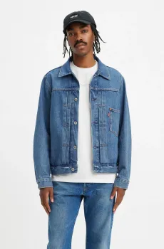 Мужская синяя джинсовая куртка Синий L Levi’s® A3174;0004