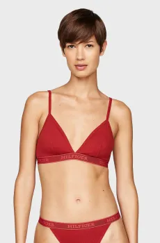 Женский терракотовый бюстгальтер RP TRIANGLE Красный XS Tommy Hilfiger UW0UW05537