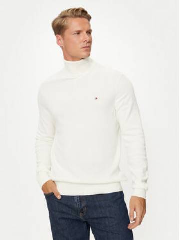 Tommy Hilfiger Гольф MW0MW28048 Білий Regular Fit