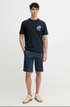 Trussardi шорты для мужчин из хлопка с эластаном