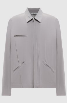 Серая куртка с шерстью