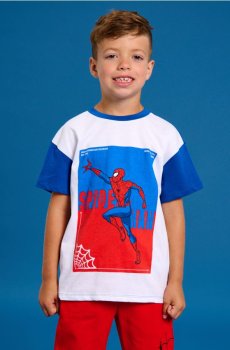 Бавовняна футболка Spider-Man - білий