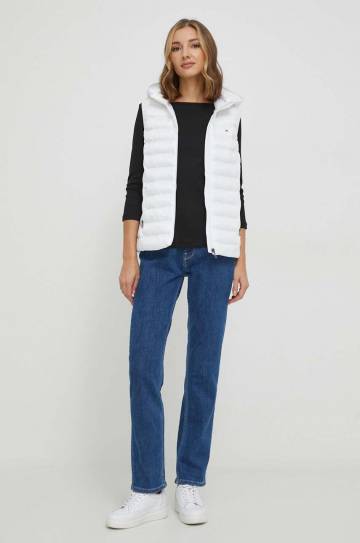 Хлопковый лонгслив Tommy Hilfiger цвет чёрный Хлопковый лонгслив Tommy Hilfiger цвет чёрный