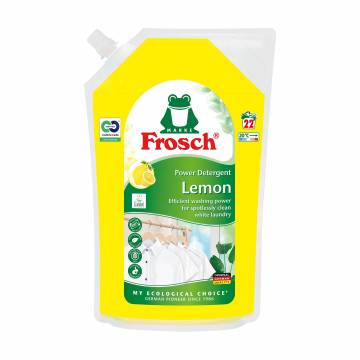 Жидкое стиральное средство Frosch Power Detergent Лимон, 22 цикла стирки, 1.5 л (дой-пак) Жидкое стиральное средство Frosch Power Detergent Лимон, 22 цикла стирки, 1.5 л (дой-пак)