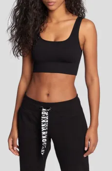 Женский черный топ Черный S DKNY DP2T8708