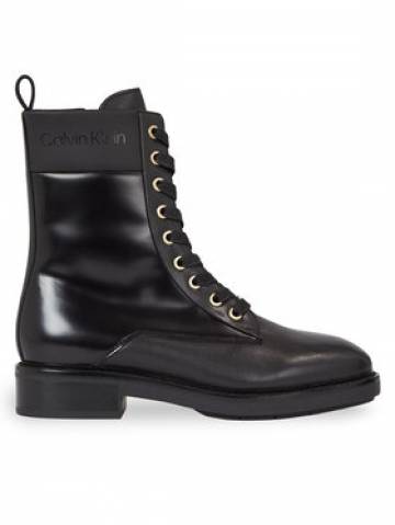 Calvin Klein Черевики туристичні Rubber Sole Combat Boot Lg Wl HW0HW01715 Чорний Calvin Klein Черевики туристичні Rubber Sole Combat Boot Lg Wl HW0HW01715 Чорний
