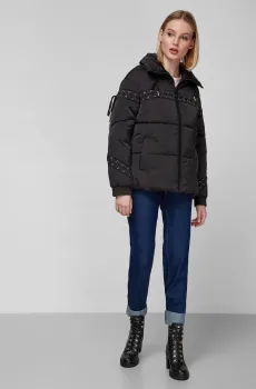 Женская черная куртка Черный M Guess W1BL16.WE4G0;JBLK