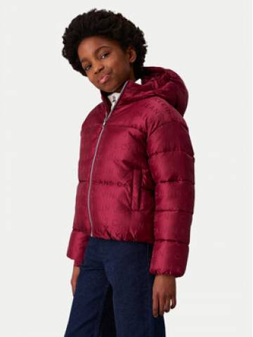 Calvin Klein Jeans Пуховик Logo Aop IG0IG02730 Бордовий Regular Fit Calvin Klein Jeans Пуховик Logo Aop IG0IG02730 Бордовий Regular Fit