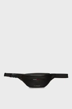 Мужская черная поясная сумка TH CENTRAL BUMBAG Черный ONESIZE Tommy Hilfiger AM0AM13488