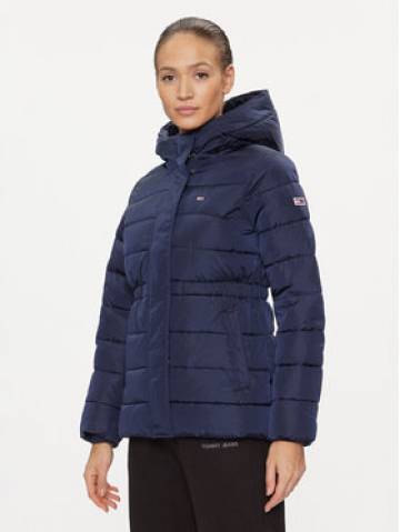 Tommy Jeans Пуховик DW0DW14302 Cиній Slim Fit Tommy Jeans Пуховик DW0DW14302 Cиній Slim Fit