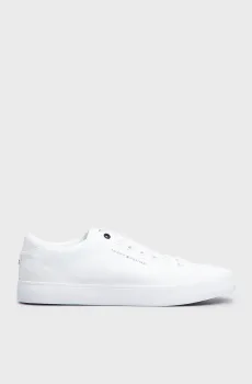 Мужские белые кеды TH HI VULC LOW CANVAS Белый 44 Tommy Hilfiger FM0FM04882