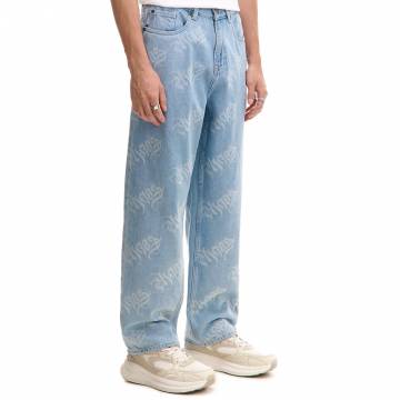 Cropp - Джинси з нашивками - синій Cropp - Джинси з нашивками - синій