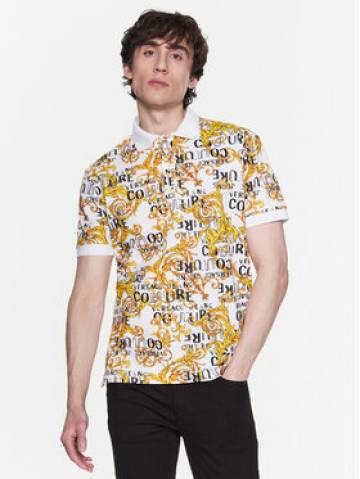 Versace Jeans Couture Поло 74GAG6S0 Білий Regular Fit Versace Jeans Couture Поло 74GAG6S0 Білий Regular Fit