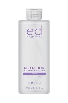Питательный тоник для лица Ed Cosmetics Nutrition Vitamin B3, B5 Toner, 200 мл