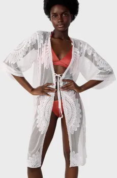 Женская белая туника BOHOBA Белый S-M Etam 6553233