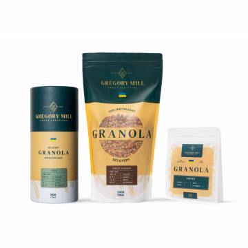 Набір граноли Multi Sweet Cashew, Finik & Ginger, 1750 г Gregory Mill Набір граноли Multi Sweet Cashew, Finik & Ginger, 1750 г Gregory Mill