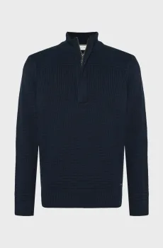 Мужская темно-синяя кофта Синий M Pierre Cardin PC.-C5 52182.5164