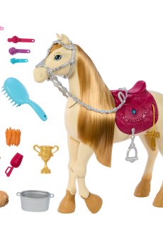 Интерактивная фигурка Barbie Mysteries The Great Horse Chase Лошадка, с аксессуарами, от 3 лет (HXJ42)