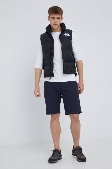 Пуховая безрукавка The North Face M 1996 Rtro Npse Vst мужской цвет чёрный зимний Пуховая безрукавка The North Face M 1996 Rtro Npse Vst мужской цвет чёрный зимний