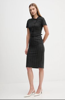 Платье с добавлением шерсти Sandro Ferrone