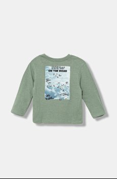 Хлопковый детский лонгслив United Colors of Benetton