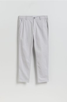 Reserved - Картаті штани-чиноси - світло-сірий - YV372-09M