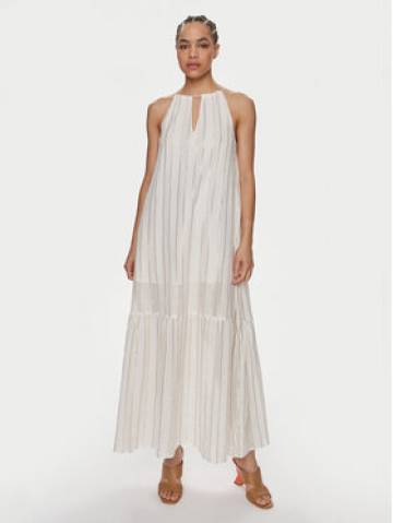 Gaudi Літня сукня 411FD15008 Écru Relaxed Fit Gaudi Літня сукня 411FD15008 Écru Relaxed Fit