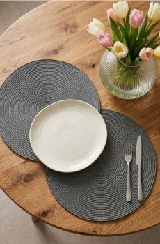 Сервірувальні підкладки, 2 шт. - темно-сірий