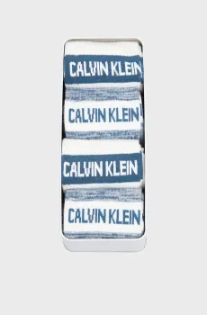Мужские носки (4 пары) GIFTBOX STRIPE Разноцветный ONESIZE Calvin Klein 701235983