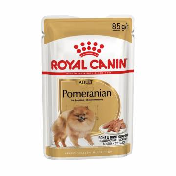 Влажный корм для собак породы померанский шпиц Royal Canin Pomeranian Adult, 85 г (12560010)
