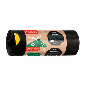 Мешки для мусора Paclan Eko Line 40 л, 15 шт Мешки для мусора Paclan Eko Line 40 л, 15 шт