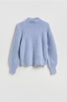 Reserved - Джемпер з додаванням вовни альпака - світло-блакитний - 364HK-50X