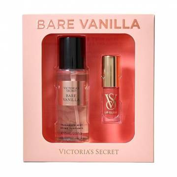 Подарочный набор женский Victorias Secret Bare Vanilla Gift Set (мист для тела, 75 мл + олія для губ, 3.2 г) Подарочный набор женский Victorias Secret Bare Vanilla Gift Set (мист для тела, 75 мл + олія для губ, 3.2 г)