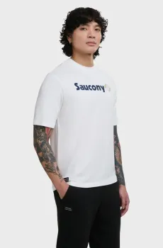 Белая футболка RECOVERY (унисекс) Белый L Saucony SAU800050-WT