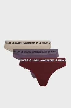 Женские трусики (3 шт) logo thong multiband Разноцветный S Karl Lagerfeld A1W47158