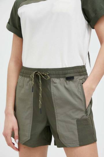 Шорты Wrangler ATG женские цвет зелёный с узором средняя посадка Шорты Wrangler ATG женские цвет зелёный с узором средняя посадка