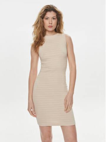 Guess Повсякденна сукня Denisa W4GK0Z KC790 Бежевий Slim Fit Guess Повсякденна сукня Denisa W4GK0Z KC790 Бежевий Slim Fit