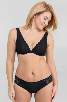 Женские черные трусики 033Е Черный S brabrabra SLZ18402003