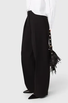 Женские черные брюки Черный 36 MAJE MFPPA00776_Black