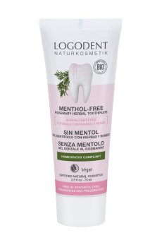 Зубной био-гель травяной Logodent Oral Hygiene Products Herbal Dental Gel Розмарин и шалфей, 75 мл