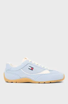 Женские голубые замшевые кроссовки ARCHIVE 97 LITE SUEDE Голубой 38 Tommy Jeans EN0EN02997