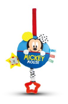Детская мягкая музыкальная игрушка на кроватку Clementoni Baby Mickey, с рождения, 18*20*6 см (17211)