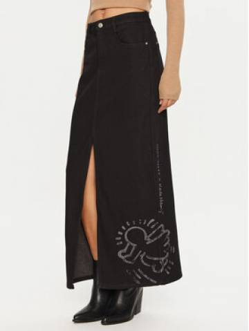 Miss Sixty Джинсова спідниця 6L3KJ2450000 Чорний Regular Fit Miss Sixty Джинсова спідниця 6L3KJ2450000 Чорний Regular Fit
